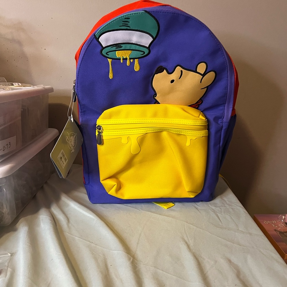 Disney Yellow and Purple Bag for Accessories